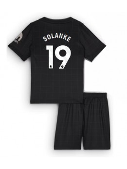 Billige Tottenham Hotspur Dominic Solanke #19 Bortedraktsett Barn 2025-26 Kortermet (+ Korte bukser)
